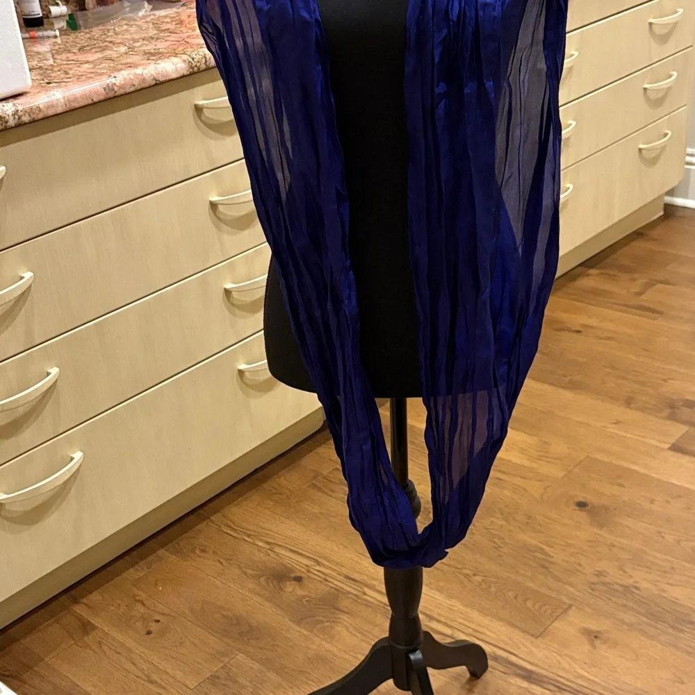 Source Unknown Deep Blue Scarf